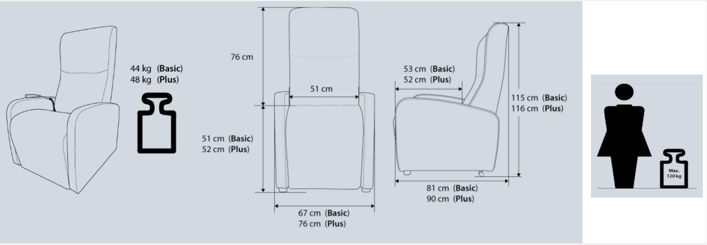 Aufstehsessel Comfort Plus
