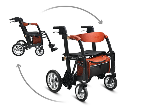 Rollator shopping trolley