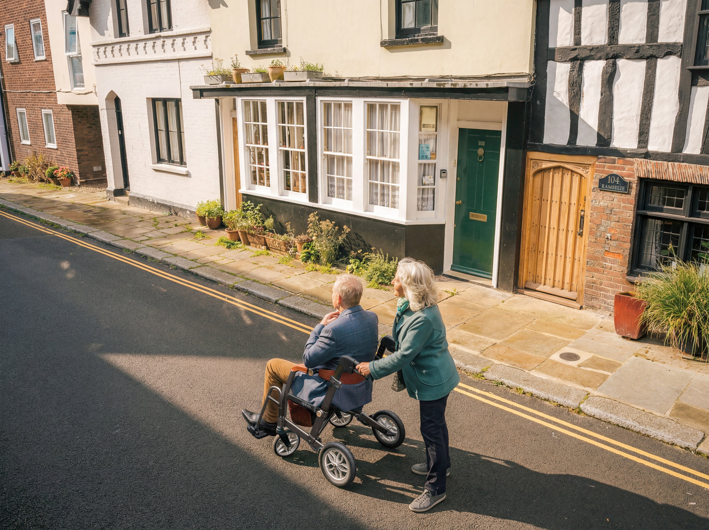 Rollator shopping trolley