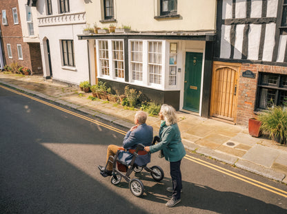 Rollator shopping trolley