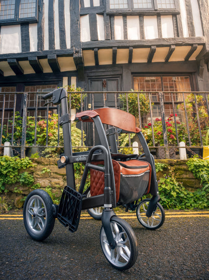Rollator shopping trolley