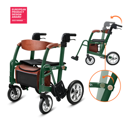 Rollator shopping trolley