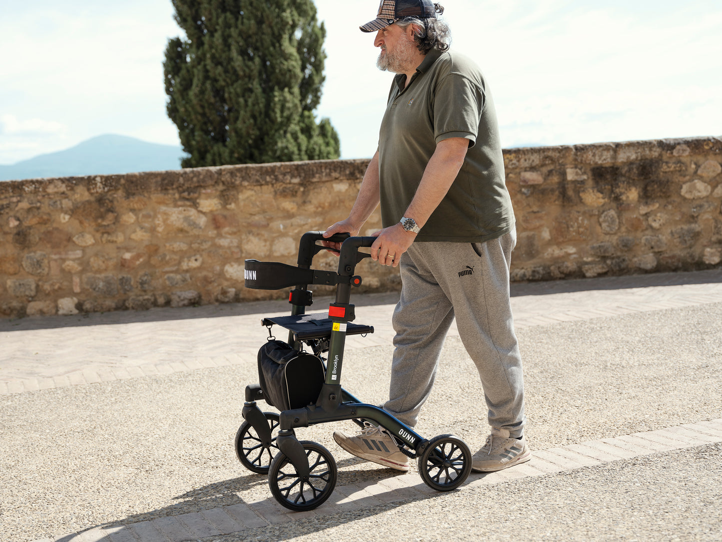 Rollator shopping trolley