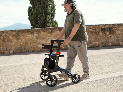 Rollator shopping trolley