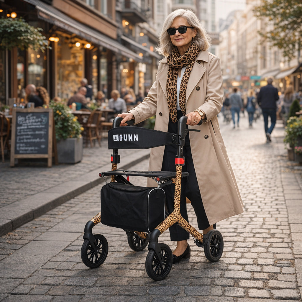 Rollator shopping trolley