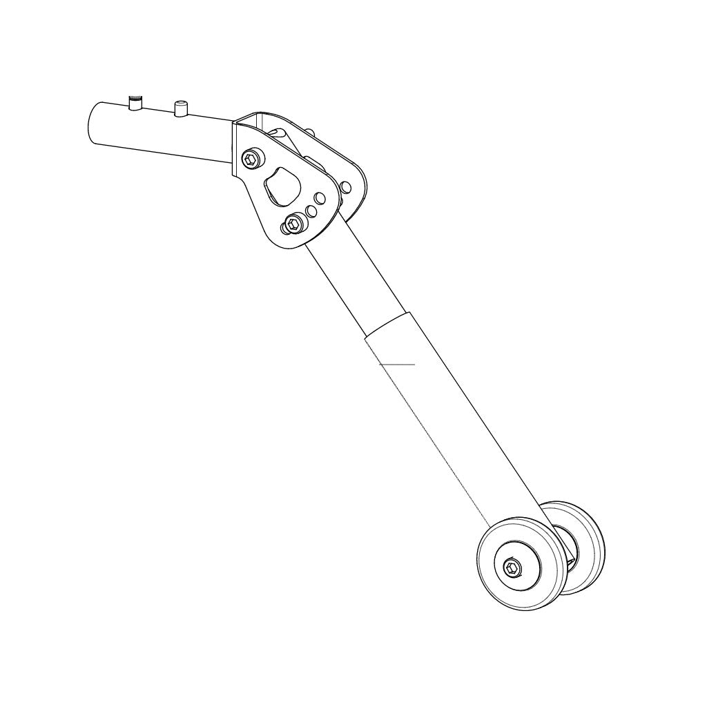 Anti-tip devices for wheelchairs