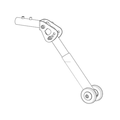 Anti-tip devices for wheelchairs