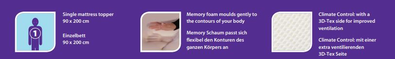 Topper Comfort Air Matratzenauflage