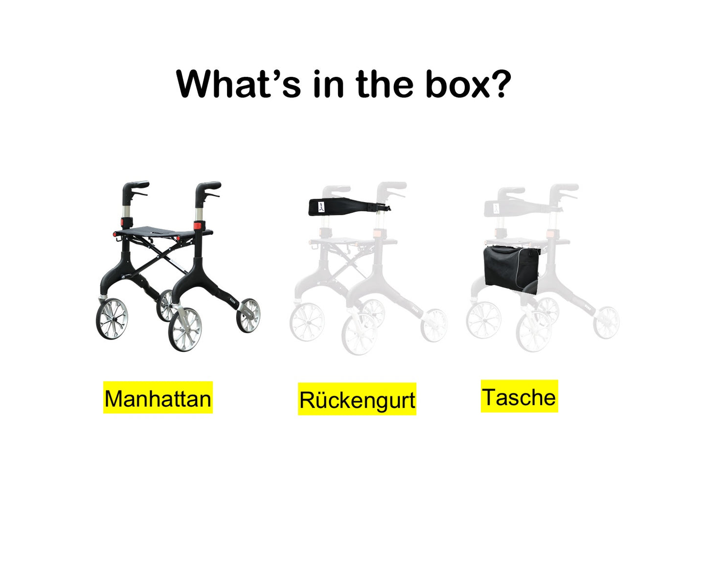 Rollator Manhatten
