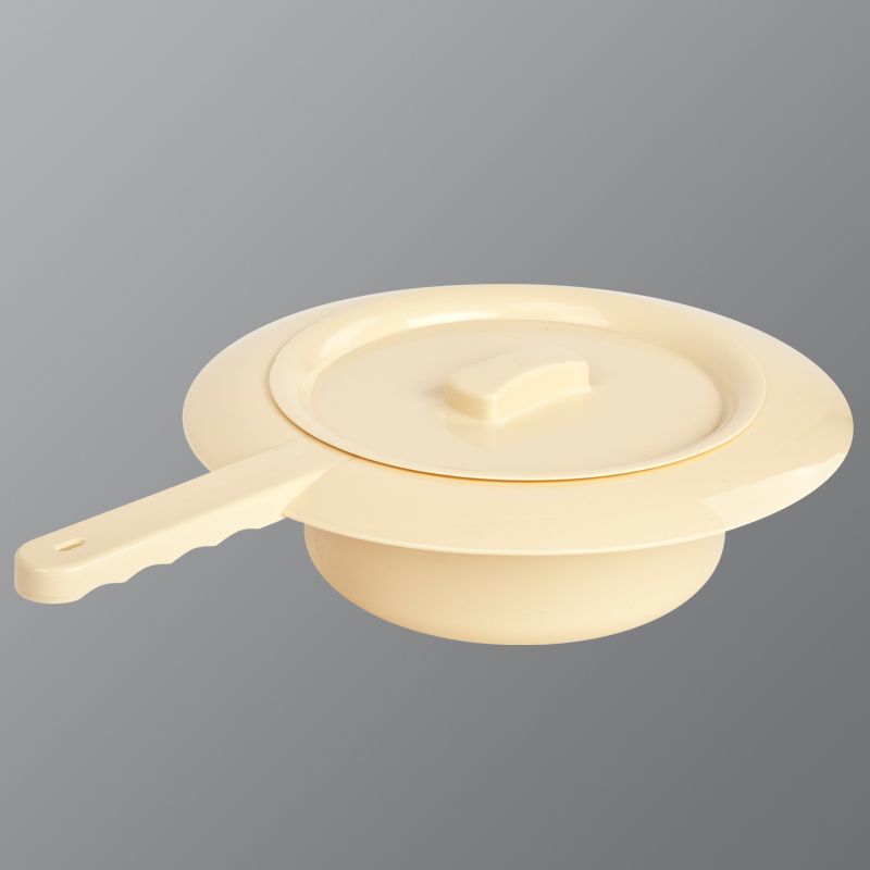 Bedpan with lid