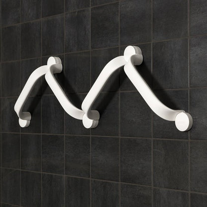 Grab bar adhesive mounting
