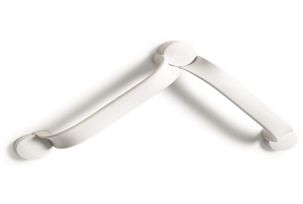 Grab bar adhesive mounting